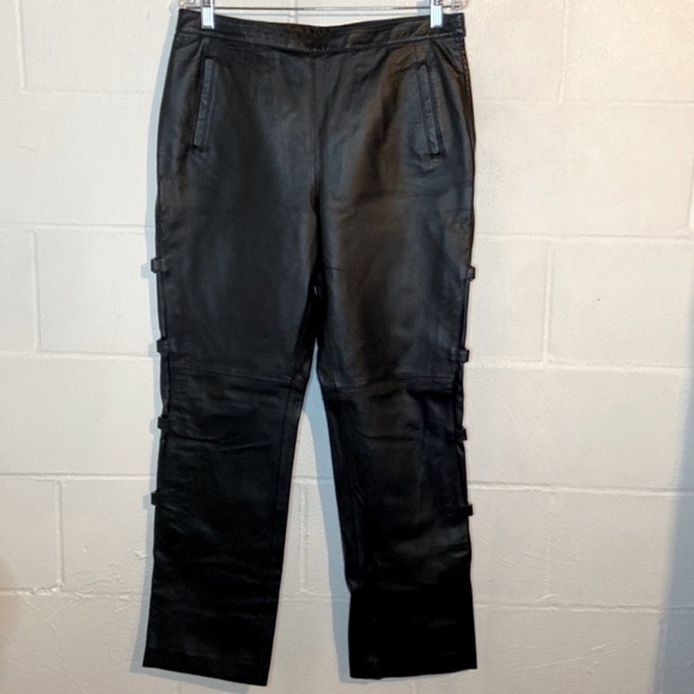 Together Black Leather Pants